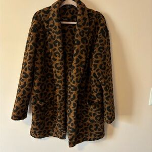 Express Leopard Print Women's Coat/Jacket